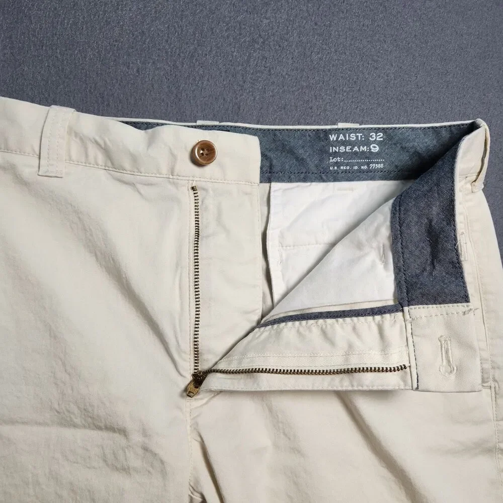 J. Crew Shorts Men 32 Cream 9
